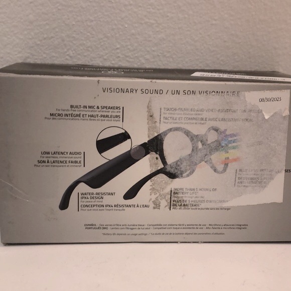 NEW [Razer] Anzu Bluetooth & Blue-light Gaming Smart Glasses/Sunglasses, Large - Picture 2 of 12